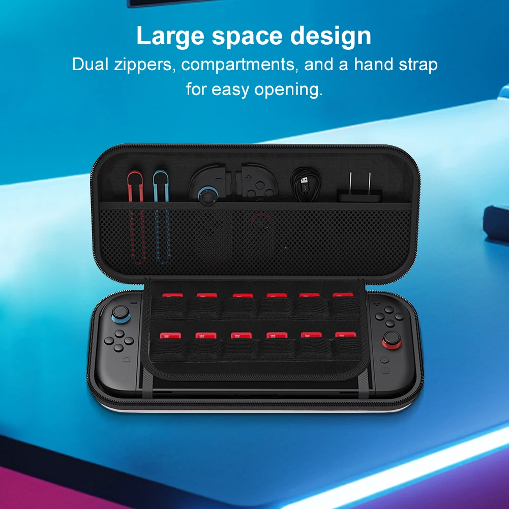 Carrying Case for Nintendo Switch 2 Hard Shell Protective Storage Bag Travel Pouch Waterproof Protective Case for Switch 2 - imagen 3