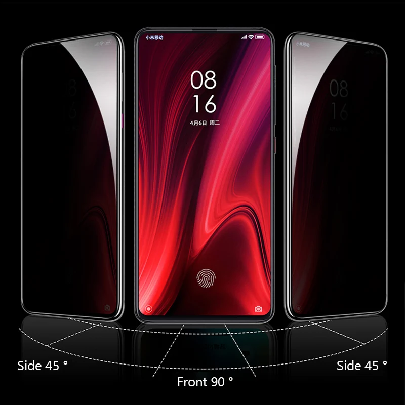 4 Uds vidrio de privacidad para Redmi Note 13 12 11 10 9 8 Pro Plus 5G Protector de pantalla antiespía para Redmi Note 11S 10S 9S 7 9C 9A vidrio - imagen 3
