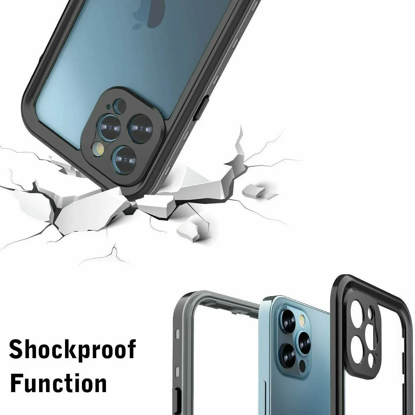 Funda impermeable IP68 para iPhone 16 15 Pro Max 14 Plus 13 12 Mini protección de cuerpo completo cubierta de buceo a prueba de polvo Fundas Coque - imagen 5