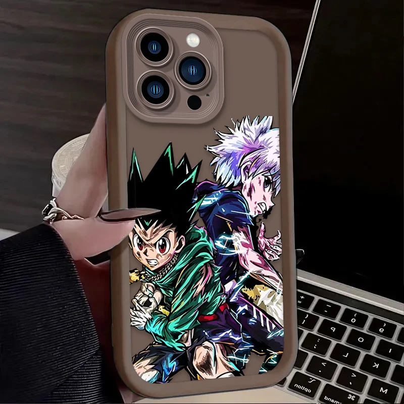 Funda de teléfono Anime Hunter X Hunters para iPhone 17 Air 16 16E 15 14 13 12 11 Pro Max X XS X S Max XR SE 2020 SE4 7 8 funda de silicona - imagen 5