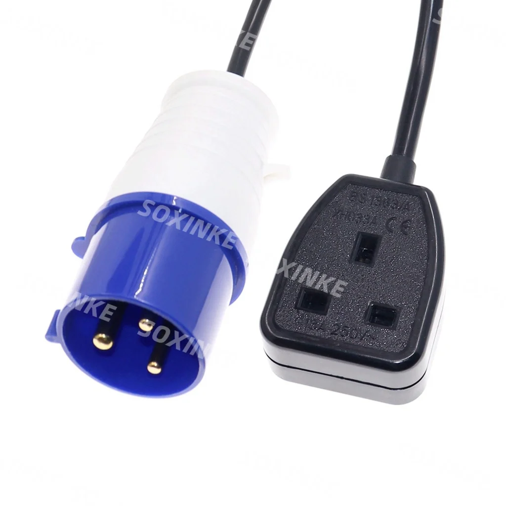 Cable de alimentación industrial IEC 60309 Schuko 16A IP44 - imagen 3