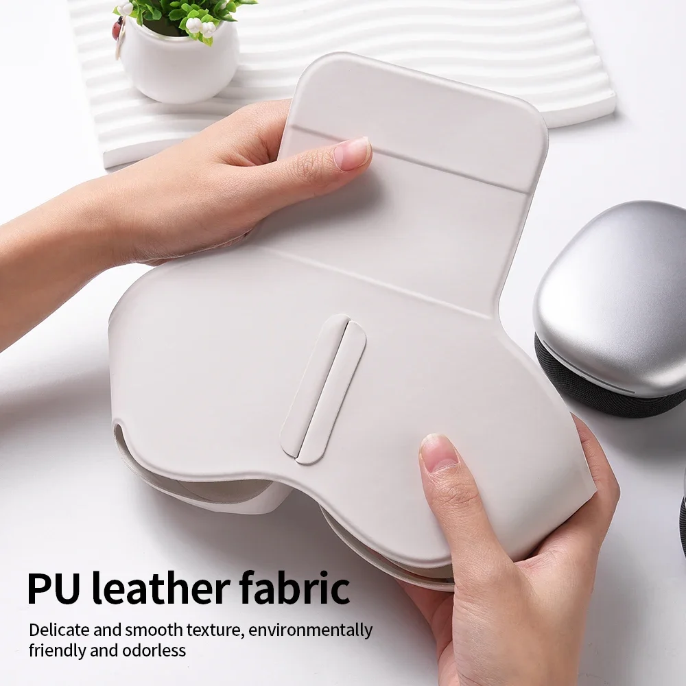 Funda de cuero para auriculares Apple AirPods Max Air Pods Airpodsmax, funda protectora para auriculares inalámbricos, bolsas suaves, accesorios