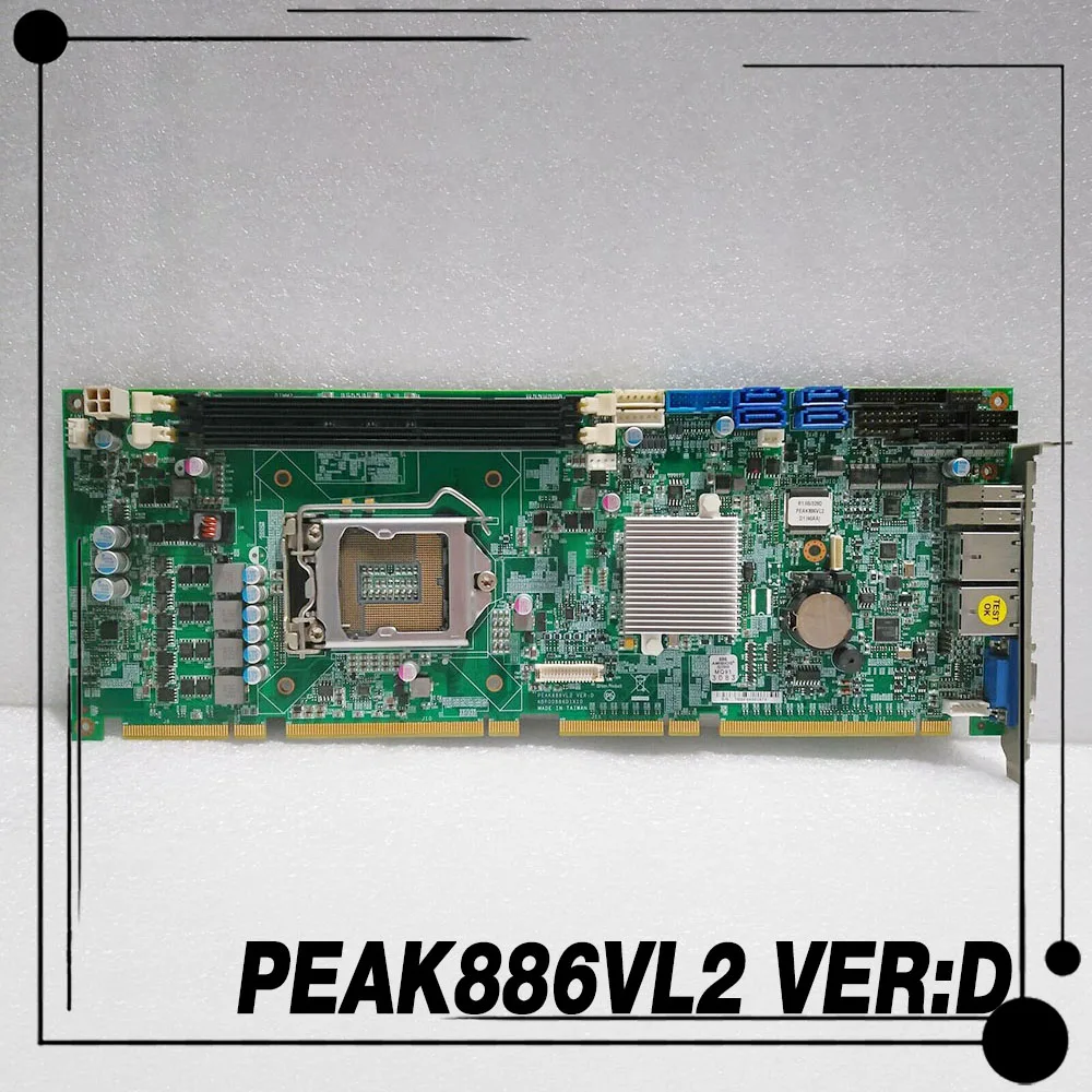 Placa base de equipo de control industrial de longitud completa PEAk886 Tarjeta de red dual 4BP00886D1X10 PEAK886VL2 VER:D - imagen 2