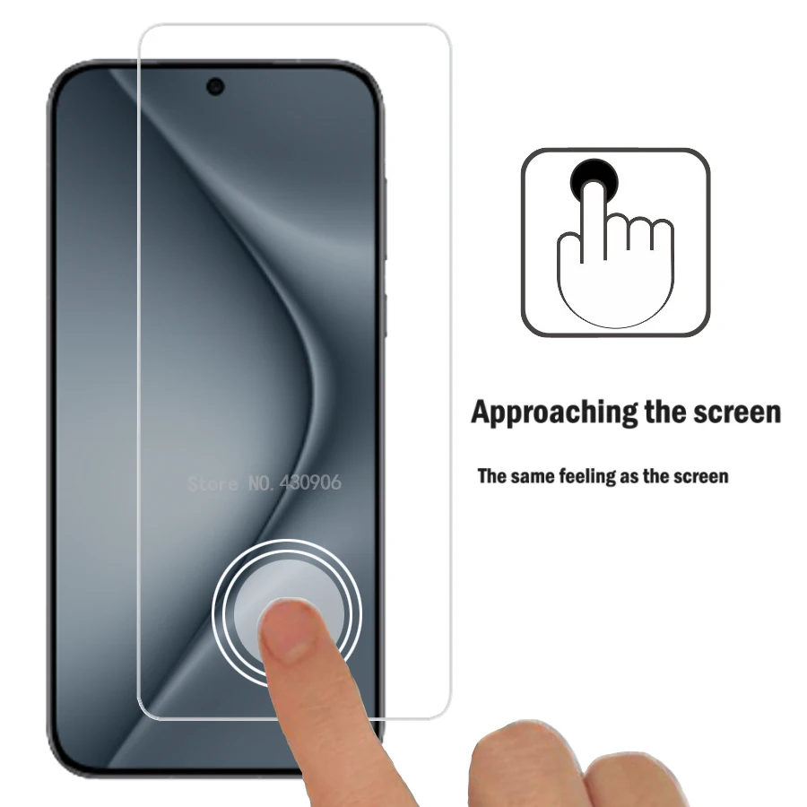 Protector de pantalla para Huawei Pura 70, película de vidrio templado transparente, borde 9H - imagen 5