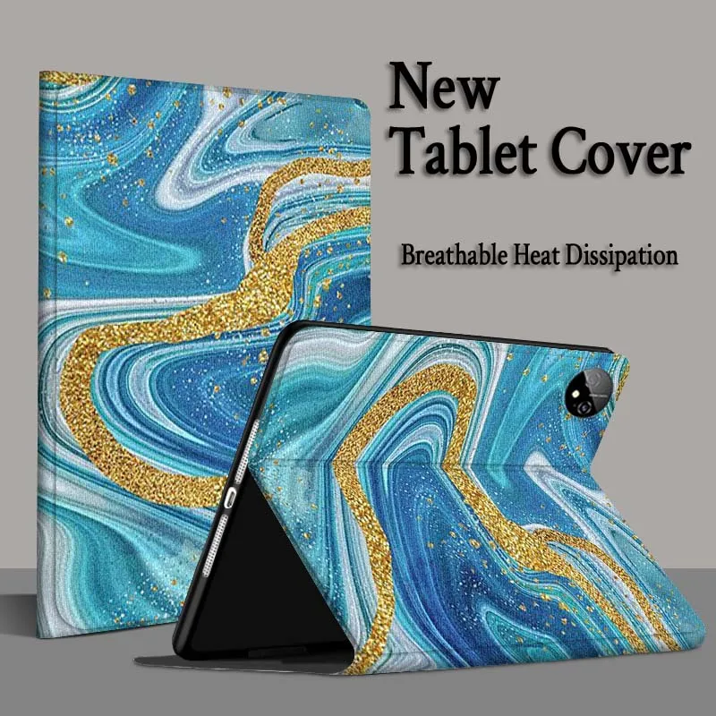 Patrón de impresión artística en color dorado para tableta Honor Tab Pad MagicPad 6 7 8 9 10 13 V7 V8 X8a X9a X9 X8 GT GT2 Pro - imagen 4