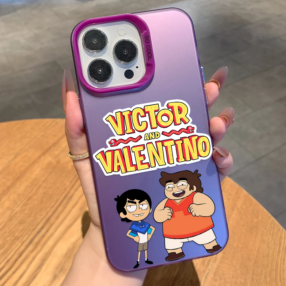 Funda de teléfono Victor y Valentino para Samsung Galaxy S26 S25 S24 S23 S22 S21 S20 Note20 FE Ultra Edge Plus 4G 5G cubierta anticaída - imagen 3