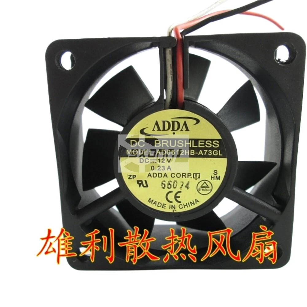 Ventilador de 60 mm para ADDA AD0612HB-A73GL 12 V 6 CM Ventilador de refrigeración | 0.23A, 3 cables, 6025, flujo de aire confiable para electrónica y dispositivos pequeños - imagen 2