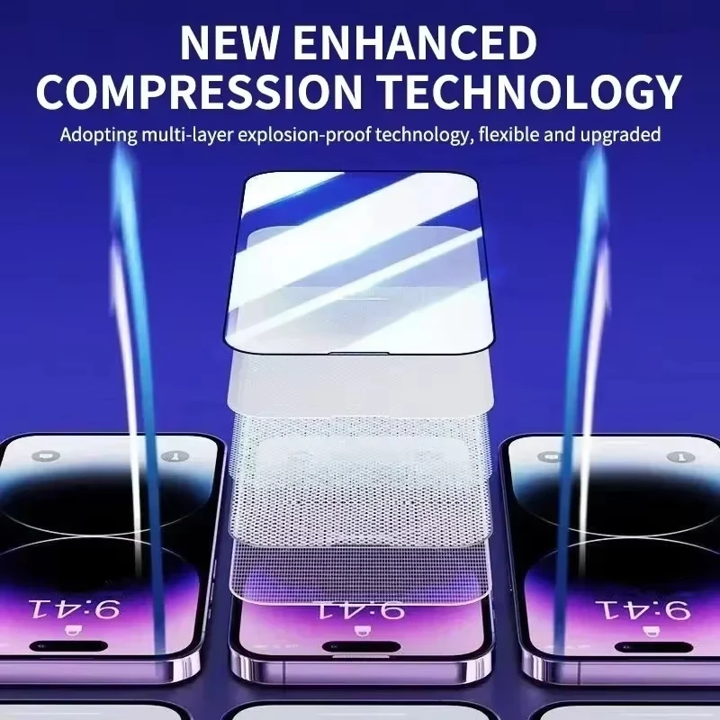 Protector de pantalla antiespía para Samsung S25 Ultra S24 S22 S23 Plus S20 FE A06 A05s A05 A73 A72 vidrio templado sin polvo de privacidad - imagen 5