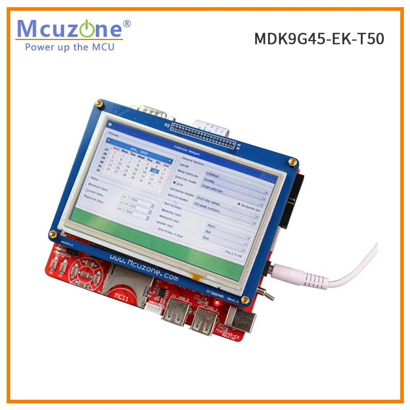 MDK9G45-EKT50 5' 800*480 LED TFT con TP AT91SMA9G45-CU ARM9 - imagen 3