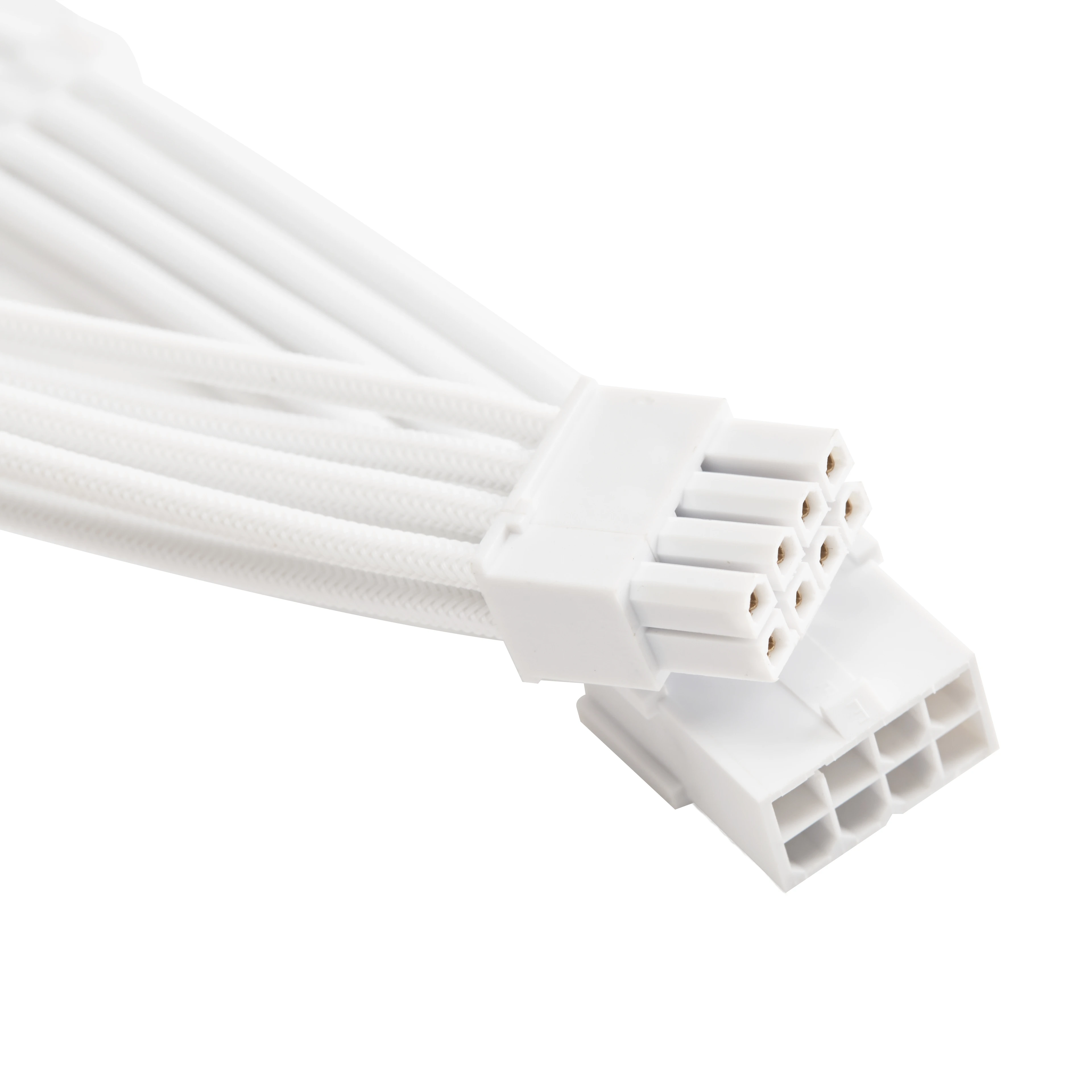 Kit de cable de extensión de fuente de alimentación totalmente blanco FormulaMod, cable de color sólido Combo sólido 300 mm ATX24Pin PCI-E8Pin CPU8Pin con peines - imagen 3