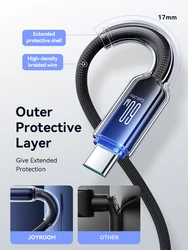 Joyroom Cable USB-C PD 100W - Carga rapida y datos para iPhone 16/15
