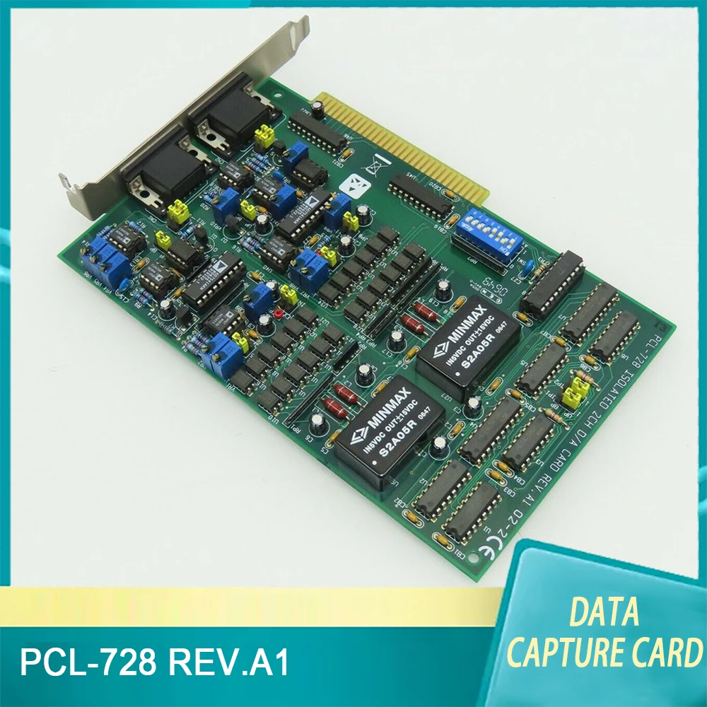 Tarjeta de captura de datos PCL-728 REV.A1, tarjeta ISA de salida analógica aislada de 2 canales de 12 bits para Advantech - imagen 2