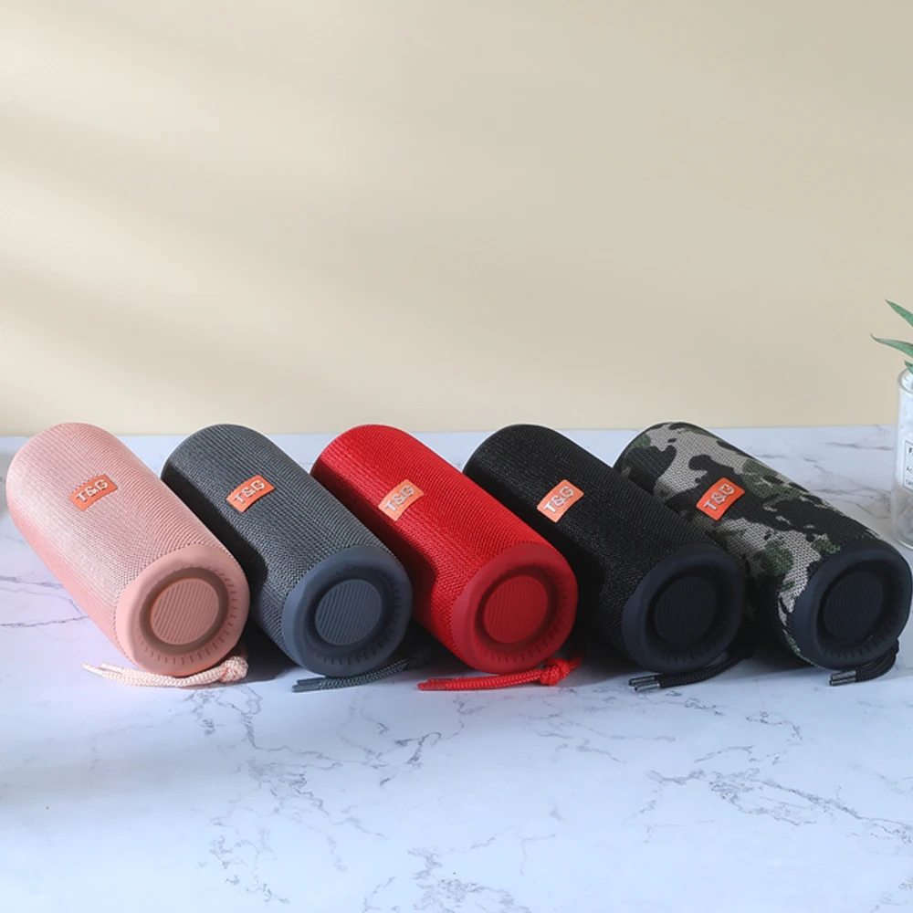 Altavoz portátil inalámbrico TG365, dispositivo con Bluetooth 5,0, resistente al agua, Mini tarjeta TF, Subwoofer, para exteriores, AUX, USB, estéreo, graves, música, 10W - imagen 3