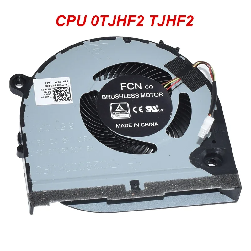 Ventilador de CPU GPU 0TJHF2 0gwmfv para DELL G3 3579 3779 G5 5587 15, refrigeración de ordenador portátil de cuatro pines DC5V 0.5A - imagen 2