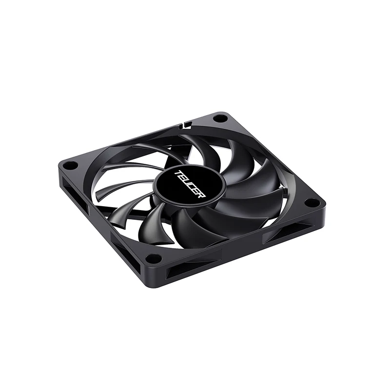 TEUCER UT-8010 Ventilador para PC de 80 mm, 800-3000 RPM Ventilador de enfriamiento silencioso de 4 pines PWM 11 aspas - imagen 3