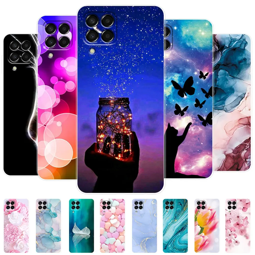 Funda transparente de silicona para móvil, protector de botella de deseos para Samsung Galaxy M33, 5G, M53, SM-M536, M336