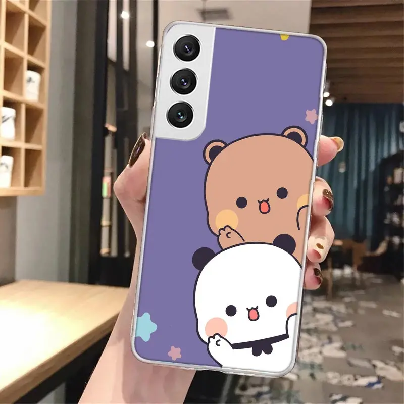 Bubu Dudu Funda de teléfono de silicona con dibujos animados para Samsung Galaxy S23 S24 S25 Ultra S21 Plus S20 FE S22 S10 + Funda de borde Galaxy - imagen 2