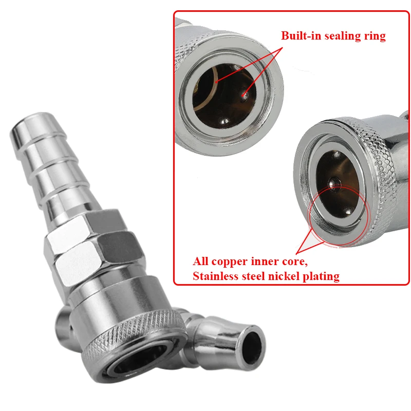 Accesorios neumáticos para manguera de compresor de aire, conector de enchufe de acoplamiento rápido SM PM SH PH SF PF SP PP10 20 30 40 - imagen 3