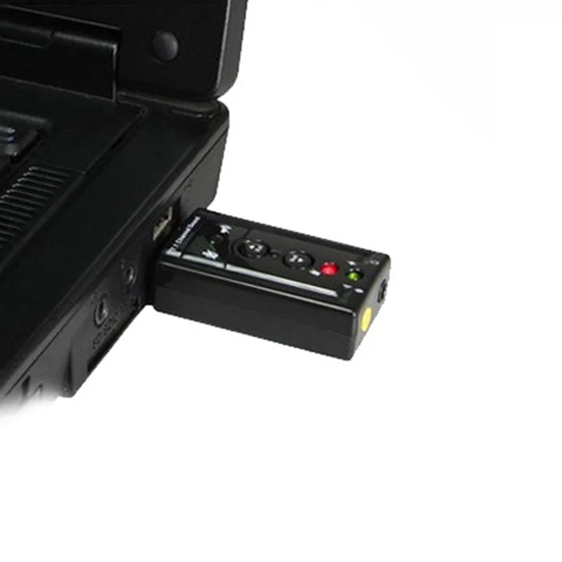 Tarjeta de sonido USB de canal externo 3D de 7,1 canales, adaptador de micrófono, altavoz, conector de 3,5mm, auriculares estéreo - imagen 3