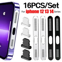 Malla antipolvo metálica para auricular iPhone 12-14, Mini y Plus