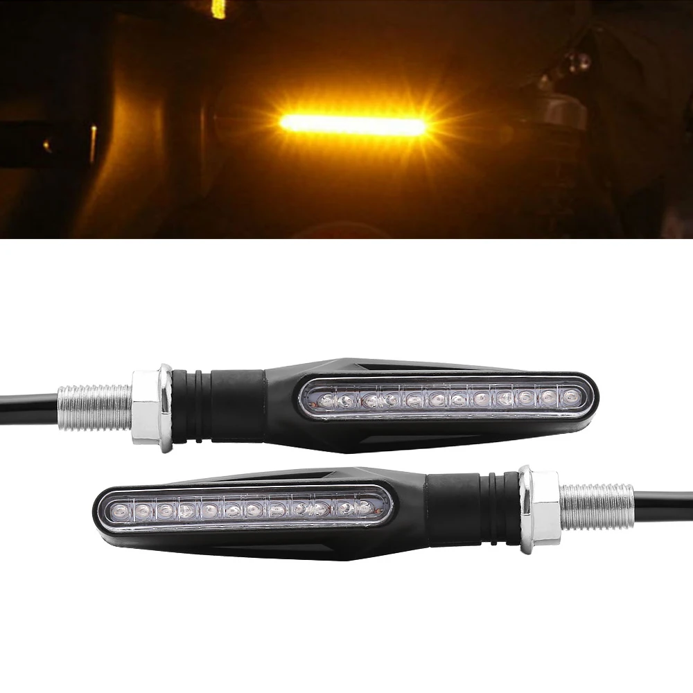 Luz LED de intermitentes para motocicleta, intermitente trasero IP68, indicador impermeable, luces traseras, accesorios de lámpara, 1 ud. - imagen 4