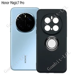 Funda HONOR Magic7 Pro de TPU con anillo antigolpes