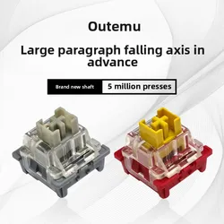 OUTEMU Panda/Tom Switch 40g/50g eje de teclado mecánico personalizado enchufe caliente avanzado párrafo grande juego de 3 pines fuerte comentarios