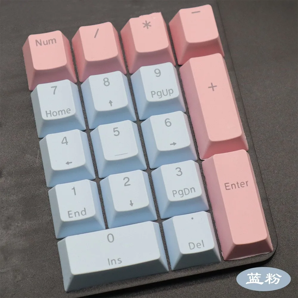 17 key blue pink