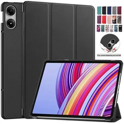 Para Xiaomi Redmi Pad Pro 2024 Funda con soporte abatible triple Funda para tableta Red Mi Pad Pro 12,1 con cubierta de suspensión automática
