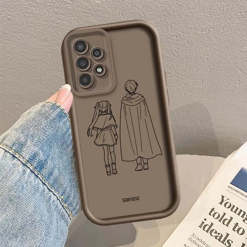 Funda Sousou no Frieren para Samsung Galaxy A04E A04 A04S A05 A06 A10S A11 A12 A13 A14 A15 A16 funda de teléfono con escalera ocular - imagen 5