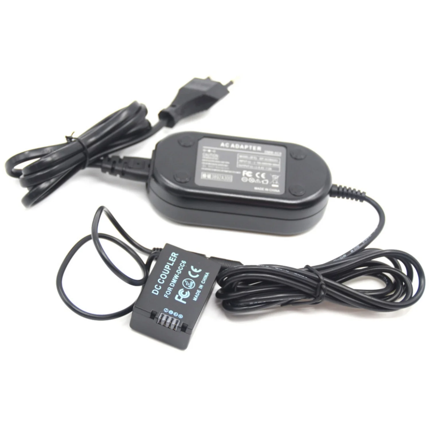 DMW-BMB9E DMW-BMB9 batería simulada DMW-DCC6 acoplador CC y DMW-AC8 adaptador de corriente CA fuente de cargador para Panasonic FZ100 FZ48 FZ45 FZ40 - imagen 2