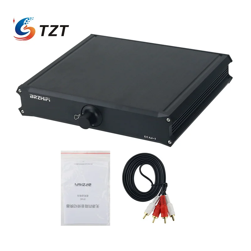 TZT FV4 negro conmutador de entrada de señal de Audio de 4 canales HiFi sin pérdidas ALPS interruptor preamplificador pasivo controlador de señal