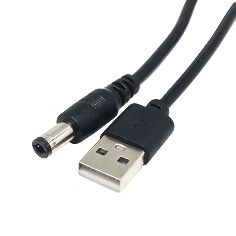 Cable de carga USB a CC 5,5*2,1mm/5,5*2,5 cable de alimentación con núcleo de cobre cable de conversión DC005 cable de carga de 5V CC - imagen 4