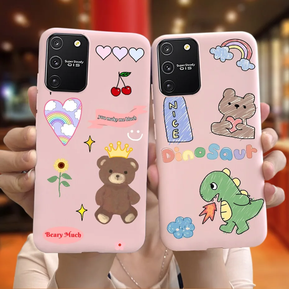 Funda de silicona suave para Samsung Galaxy S10 Lite SM, carcasa trasera de TPU con diseño de moda para Samsung Note 10 Lite SM-G770F - imagen 4