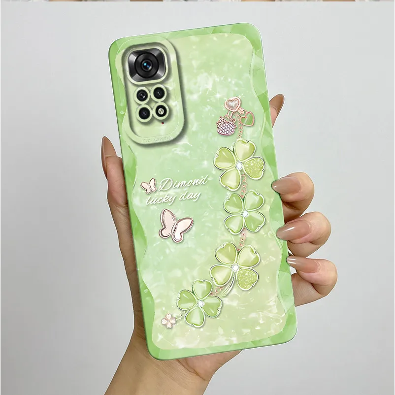 Butterfly Flower Cover For Xiaomi Redmi Note 11 Casing Silicone Soft Slim Fundas Phone Back Case For Redmi Note 11 S 11S Coque - imagen 3