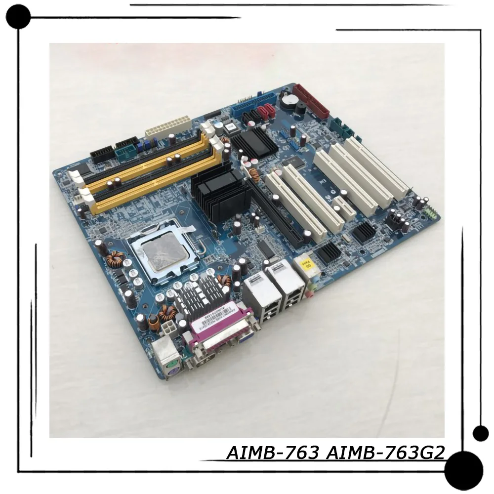 AIMB-763 AIMB-763G2 AIMB-763G2-00A1E Placa base industrial compatible con tarjeta de red dual DDR2 775 de cuatro canales - imagen 2