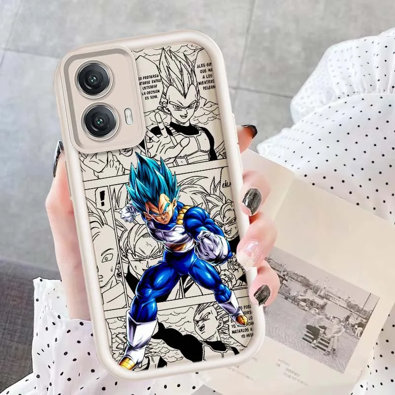 D-Dragon Ball-funda Vegeta cómica para Motorola MOTO Edge G85 G54 G35 G34 G32 E22 E14 G04 50 5G, funda de teléfono con escalera ocular - imagen 4