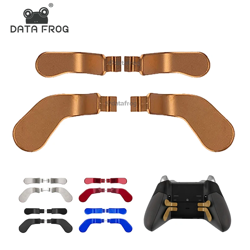 DATA FROG Gamepad botón de disparo paletas de Metal para Xbox One Elite Series 2 piezas de controlador para Xbox One Elite 2 Accesorios