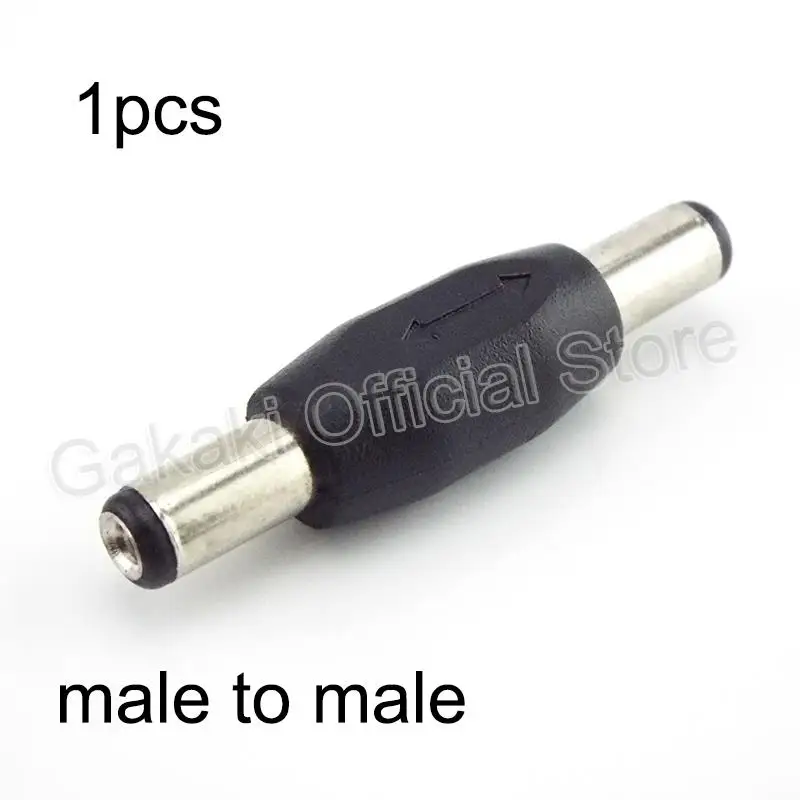 Conector de alimentación hembra a hembra de 12V CC, 5,5x2,1mm, macho a macho, adaptador de montaje CCTV - imagen 4