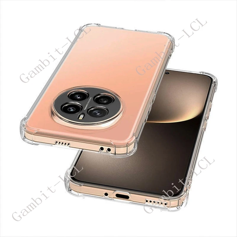 Para Honor Magic7 Pro 7Pro 6,8 "Magia 7 Pro PTP-AN10 2024 soporte de anillo trasero funda de teléfono suave TPU Original cubierta a prueba de golpes - imagen 3