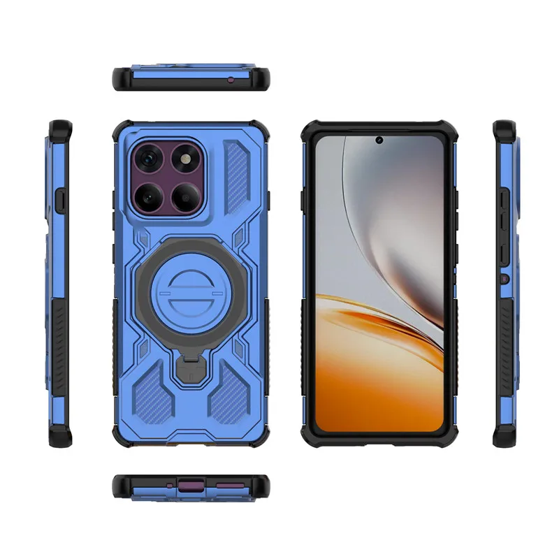 Para Motorola Edge 60 Pro funda Moto Edge 60 Pro funda con soporte magnético de carga inalámbrica funda protectora para teléfono en Moto Edge 60 Pro - imagen 3