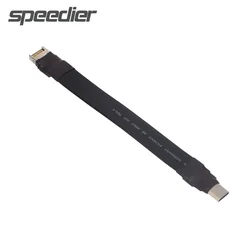 Adaptador USB-C 3.2 Gen 2x2 a 20 Pines Cable Plano Blindado