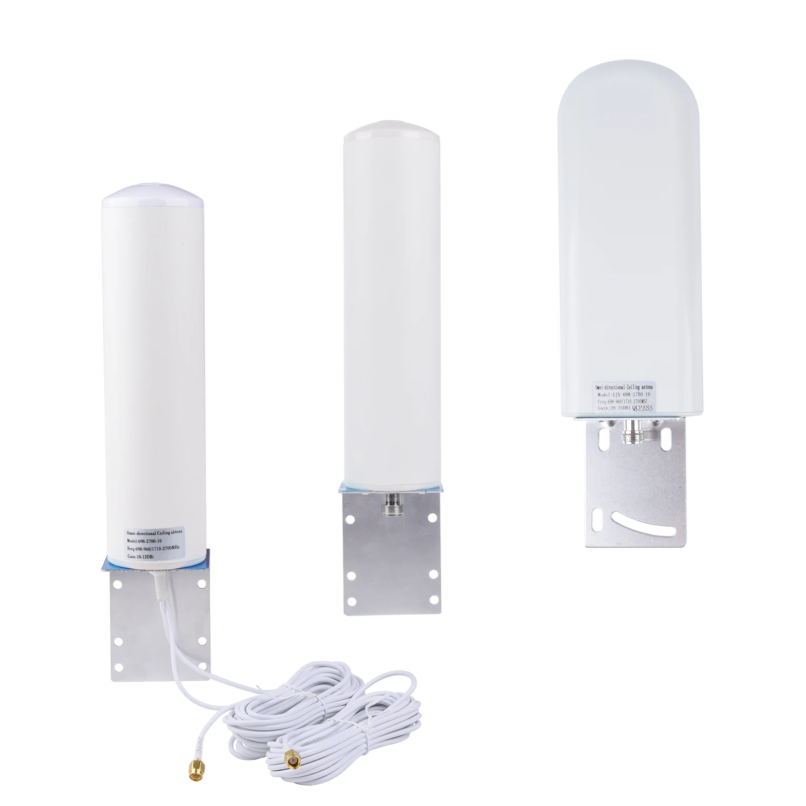 1 Uds 10-12dBi/20 - 25dBi antena exterior 2G/3G/4G LTE de alta ganancia 698-2700MHz adecuada para extensor de señal y enrutador módem - imagen 3