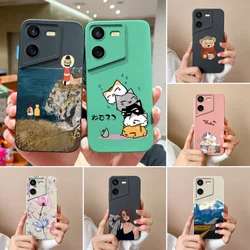 Tecno Pova 5 Pro Funda Silicona Líquida Anticaída Dibujos Animados