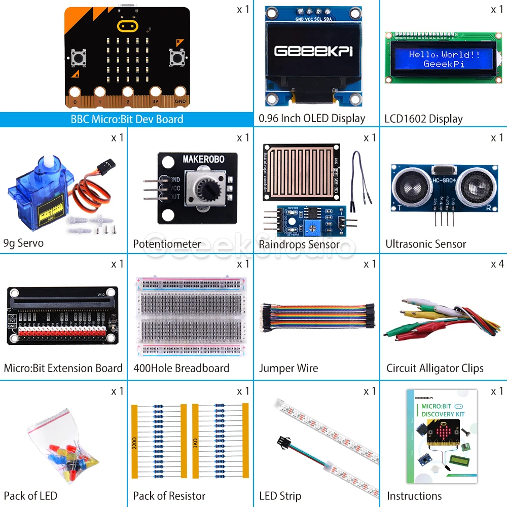 BBC Micro:Bit V2 Ultimate Starter Kit, programación, codificación para niños adolescentes Discovery Kit - imagen 2
