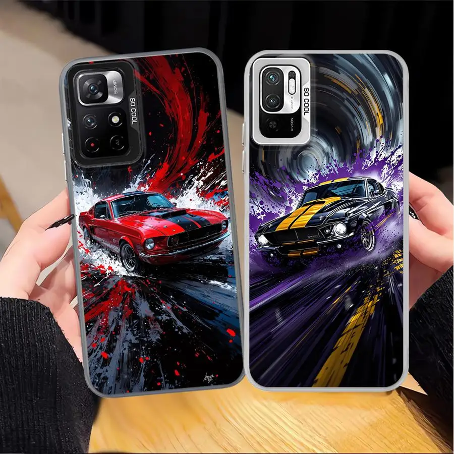 Funda trasera para teléfono Xiaomi Mi 11 Lite 13T 12T Pro, guapo coche deportivo - imagen 2