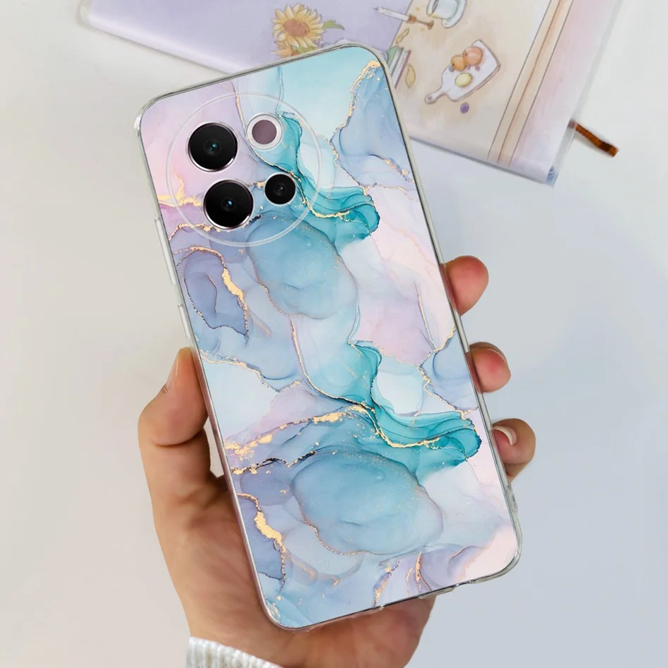 Para Vivo V40 Lite funda 2024 lindo astronauta a prueba de golpes Capa silicona suave TPU funda de teléfono para Vivo V40 Lite 5G parachoques transparente - imagen 4