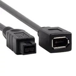 Adaptador Cable FireWire Hembra a Macho para Cámara