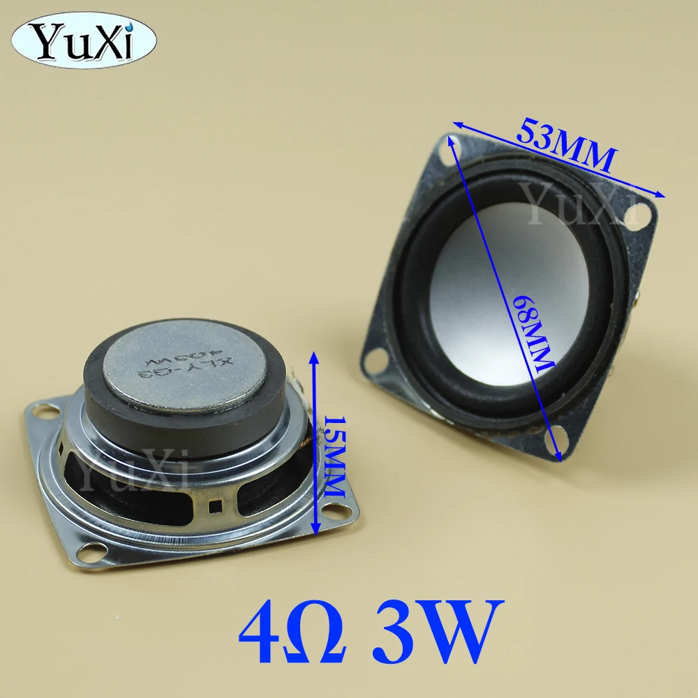 1Pc 5W 4Ohm Full-frequency Speaker Square Bluetooth Audio Radio External Magnetic Loudspeaker 3W 4Ohm 53MM - imagen 5