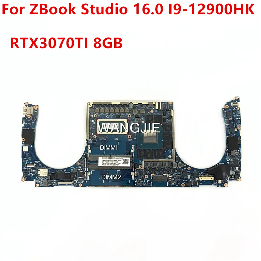 Para HP ZBook Studio 16 G9 placa base para ordenador portátil 6050A3341301 con SRLD3 I9-12900HK CPU RTX3070TI 8GB GPU 100% en funcionamiento - imagen 2